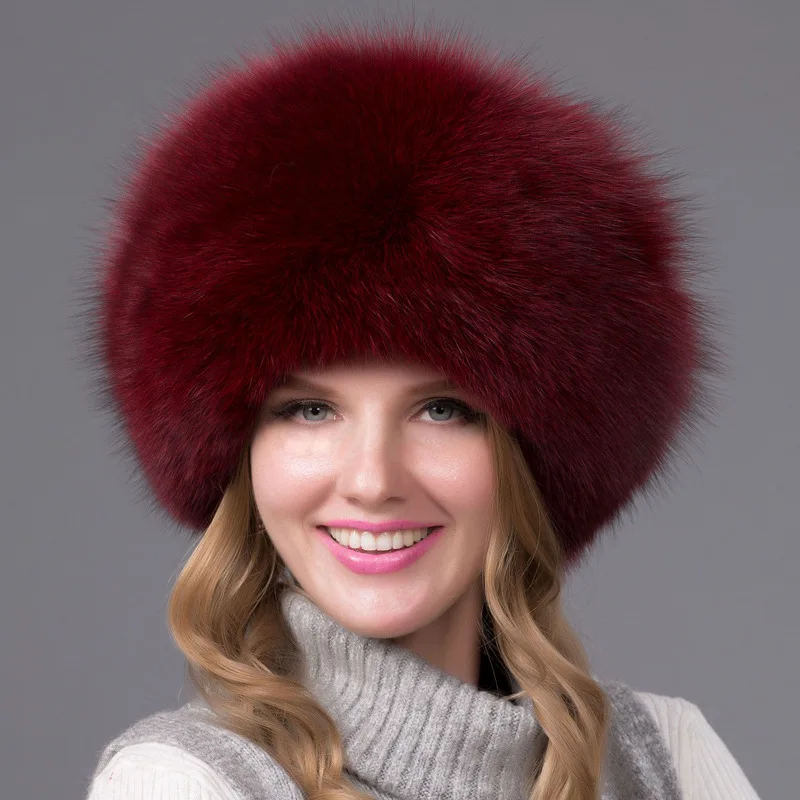 winter fur hats women Genuine Rex Fur skullies beanies for women hat Russian knitted hat Real Fur Casual cute girl cap lady hats