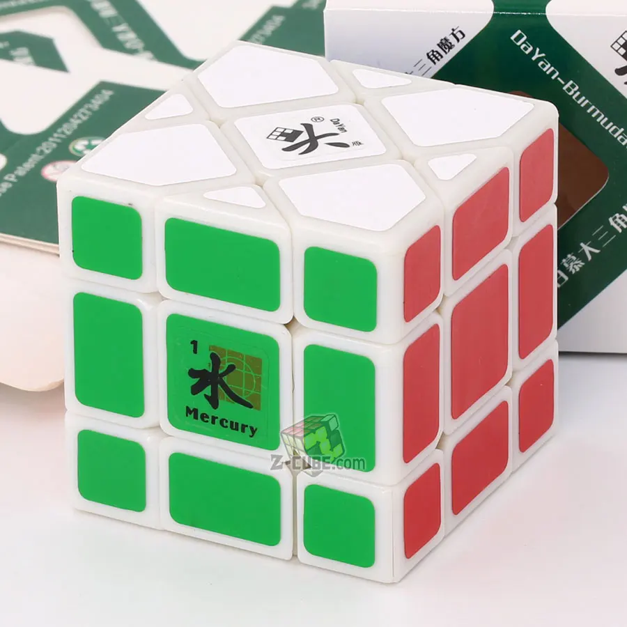 Mercury(White) Магический куб головоломка Даян Бермуды 3x3x3 головоломка специальная странная форма кубик обучающий твист мудро игрушка игровой куб мастер коллекция - Цвет: Mercury(White)