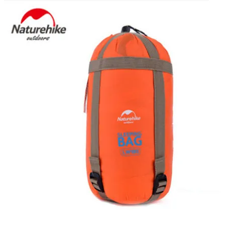 Orange NatureHike 190x75 см, мини, летний, теплый, Погодный, открытый, для природы, кемпинга, туризма, альпинизма, Сверхлегкий конверт, хлопковый спальный мешок - Цвет: Orange