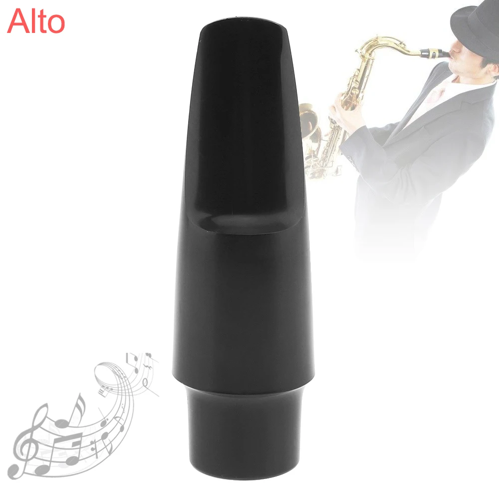 Профессиональный Черный Прочный бакелитовый альт саксофон мундштук Sax
