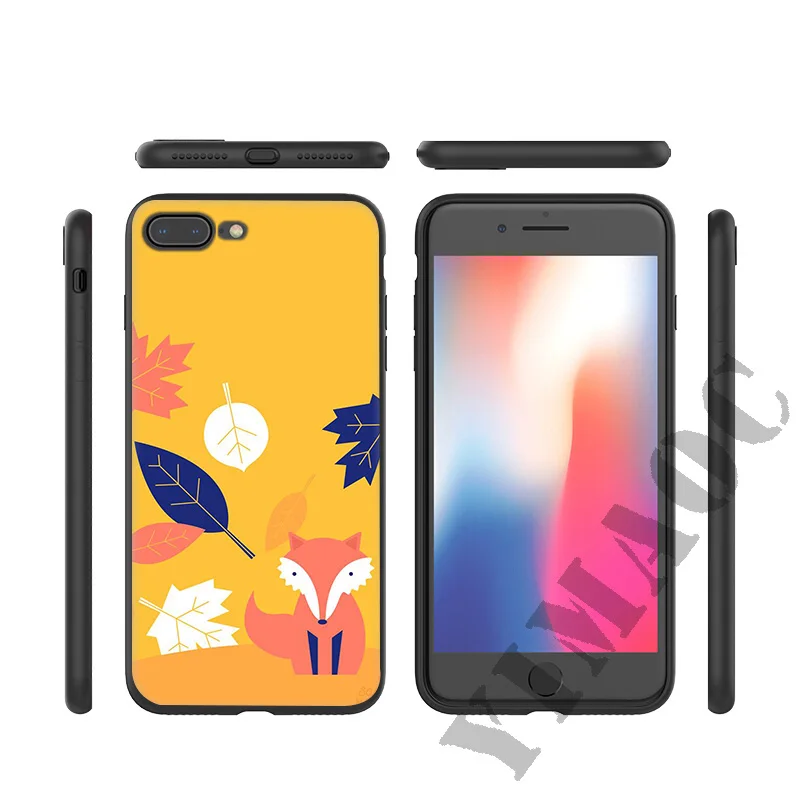 Мягкий силиконовый чехол YIMAOC Fox с милыми животными для iPhone 11 Pro Xr Xs Max X или 10 8 7 6 6S Plus