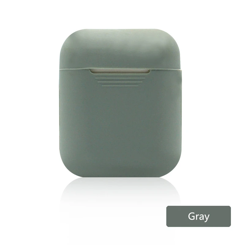 gary Мягкий силиконовый чехол, наушники для Apple Airpods, Bluetooth, беспроводные наушники, защитный чехол, коробка для Air Pods, наушники, сумка - Цвет: gary