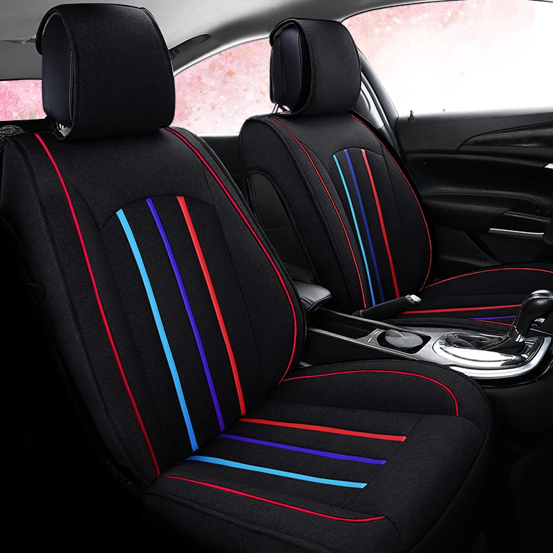 Элитный автомобиль сиденья льняное волокно авто чехлы сидений для Volvo c30 40 серии 60