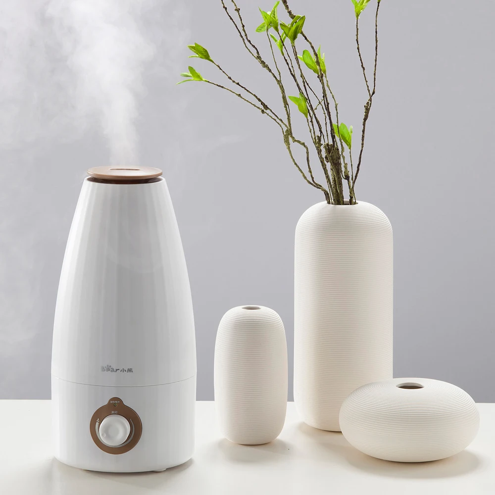 

220V 2L Bear Air Humidifiers Ultrasonic Aromatherapy Air Purifier JSQ-A20B1 Humidifiers Water Shortage Auto-off