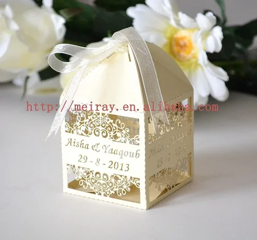 

laser cut gift box marriage wedding favor boxes for ramadan gift