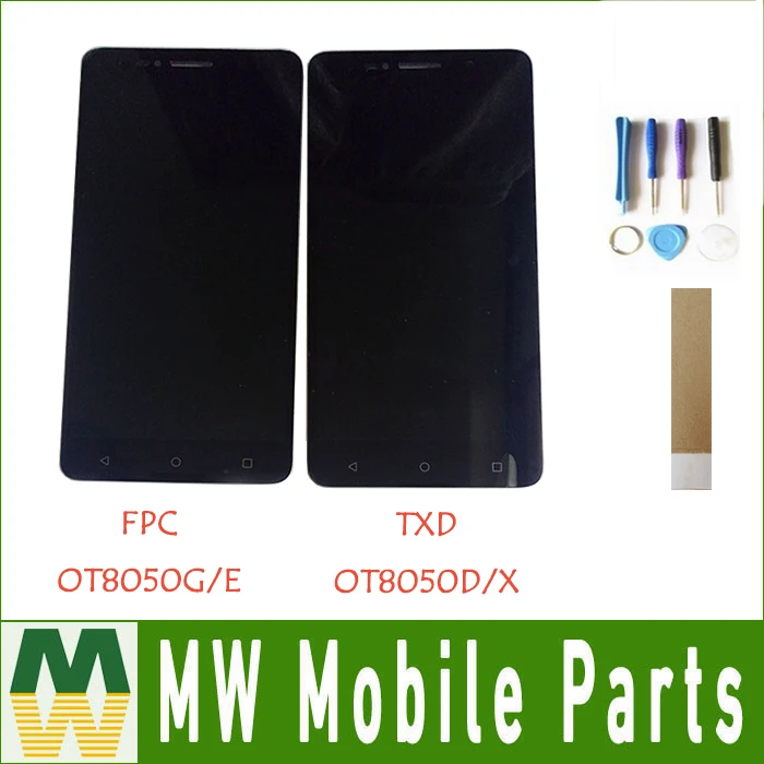 

1 шт./лот для Alcatel One Touch Pixi 4 8050D OT-8050E OT8050G ЖК-дисплей сенсорный экран дигитайзер в сборе с инструментами + лентой
