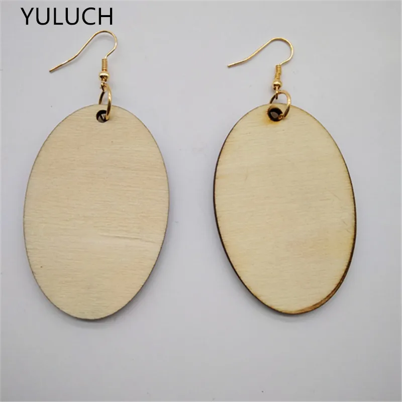 Серьги из дерева и овальных ювелирных изделий в африканском стиле 2016 | Украшения