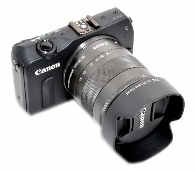 JJC LH-54 цветок Форма бленда объектива для Canon EF-M 18-55 мм F3.5-5.6 IS STM объектив заменяет Canon EW-54(EF-M крепление