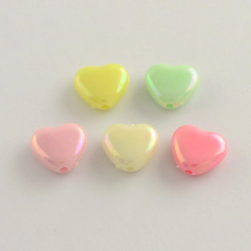 

Mixed Color AB Color Plated Acrylic Beads Heart Drop Flower shape bead for jewelry making bracelet necklace Pendants,500g/lot F6