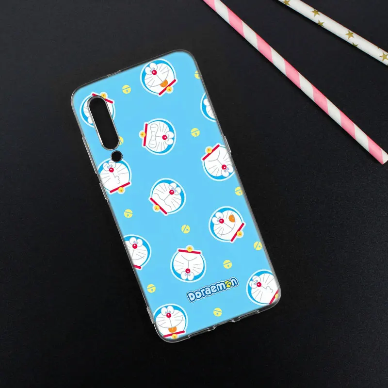 Милый мультяшный силиконовый чехол Doraemon для Xiaomi Pocophone F1 9T 9 9SE 8 A2 Lite A1 Mix3 Redmi K20 7A Note 4