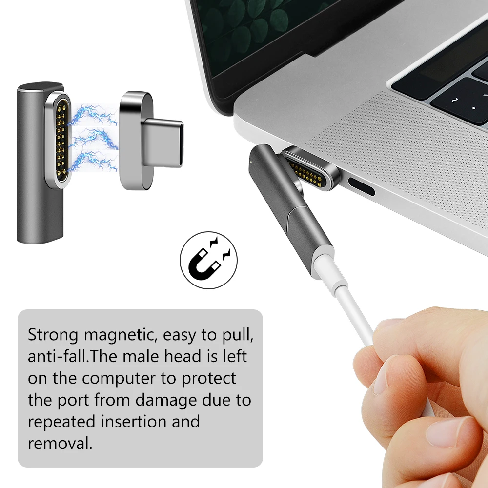Магнитный адаптер USB Type C для ноутбуков телефонов и планшетов iPhone Android|Переходники