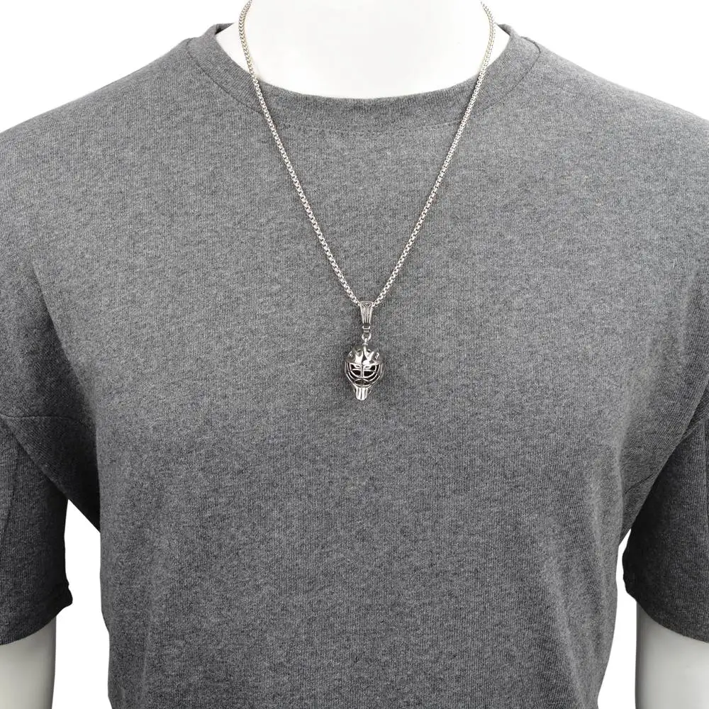 2017 Новый хип-хоп ГУФАН классический шлем для Кендо кулон ожерелье из нержавеющей