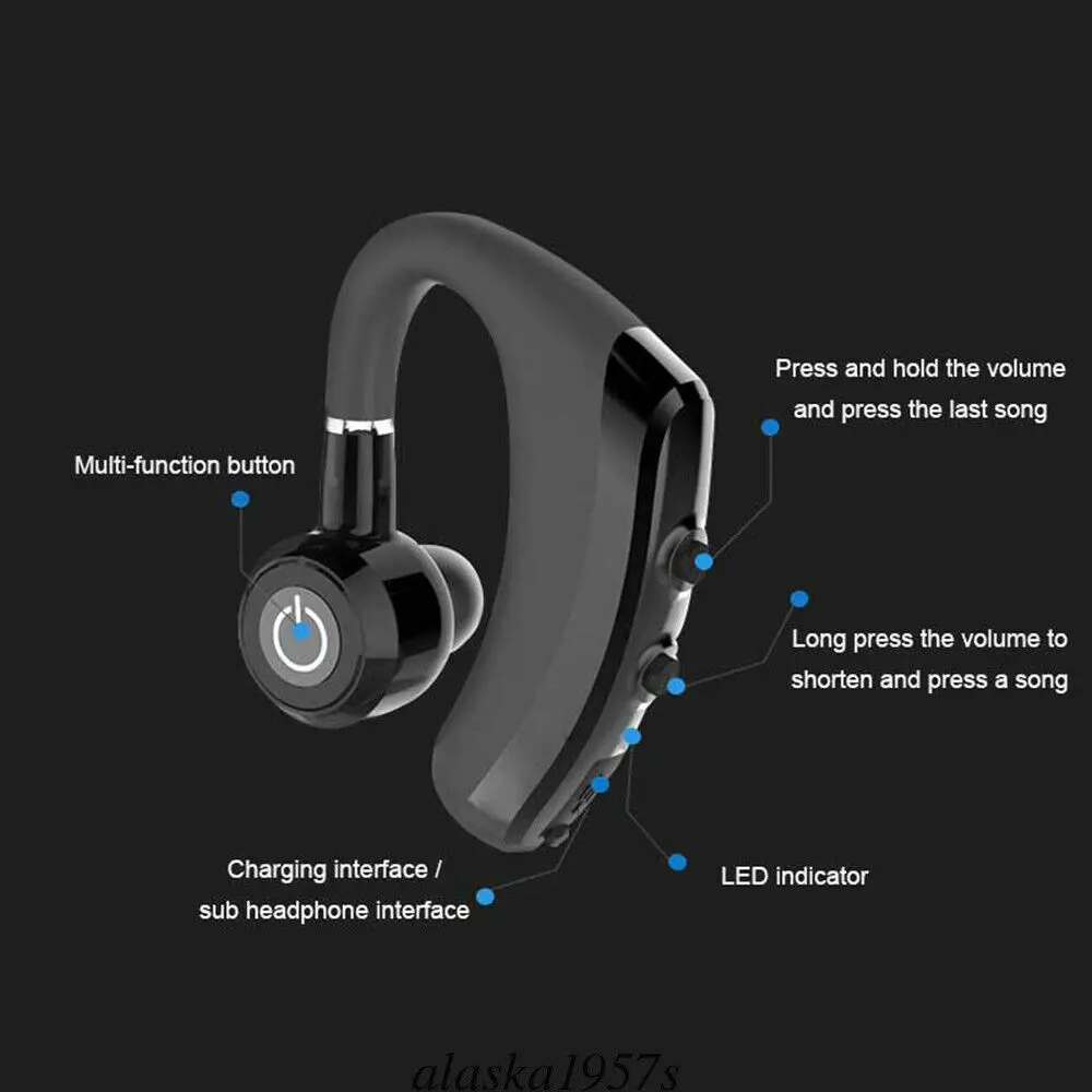 Гарнитура Bluetooth 5 0 беспроводные наушники бизнес-наушники для автомобиля