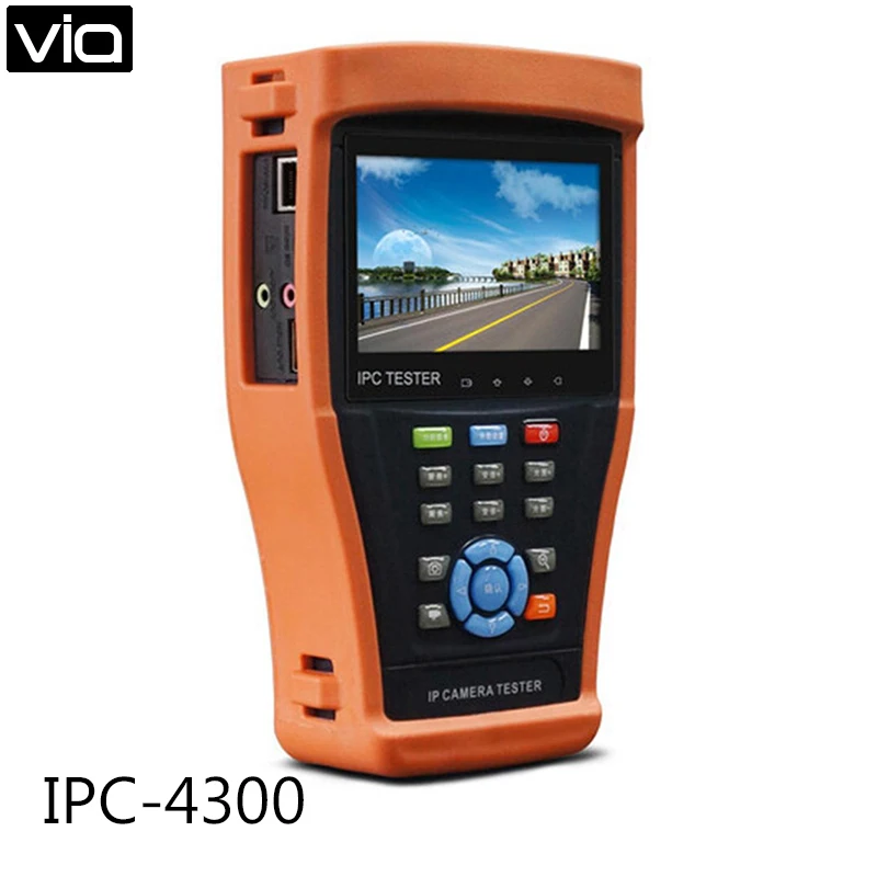 IPC 4300 Бесплатная доставка 4 3 &quotсенсорный экран IP монитор тестирования камеры PoE