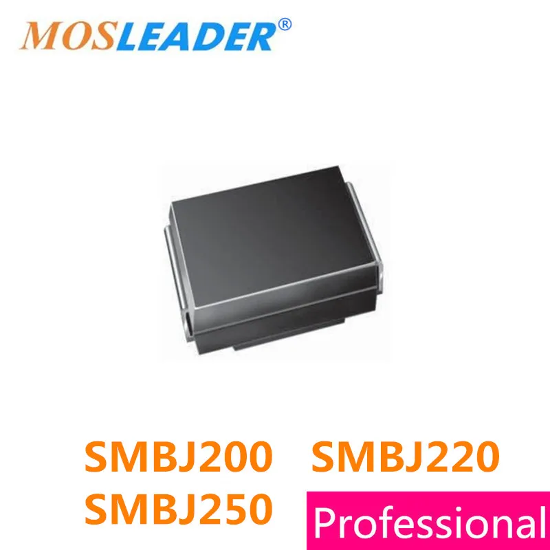 Mosleader 750 шт. SMBJ200 SMBJ220 SMBJ250 SMBJ200A SMBJ220A SMBJ250A SMBJ200CA SMBJ220CA SMBJ250CA 600 Вт DO214AA 200 в 220 В 250