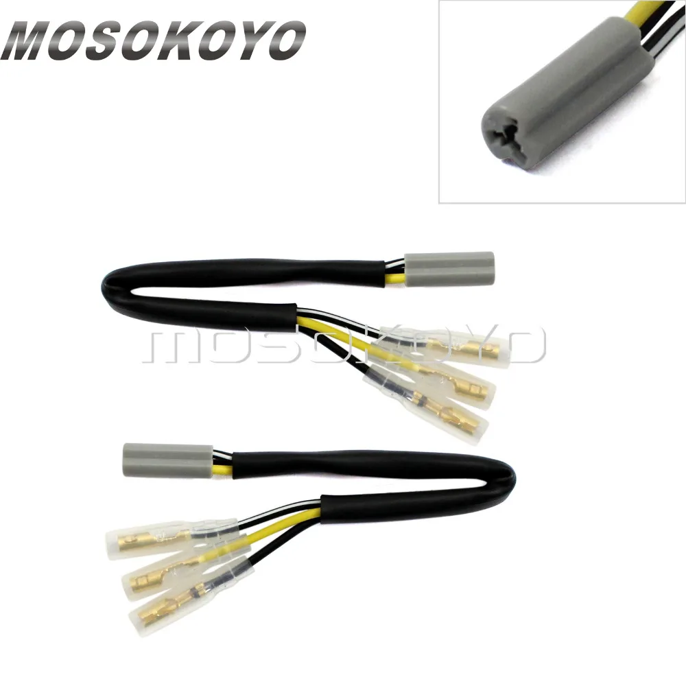 

Front Rear OEM Turn Signal Wiring Harness Connectors Wire Plug Cable Lead for Yamaha YZFR6 R6S R1 FZ10 FZ6 2002-2014