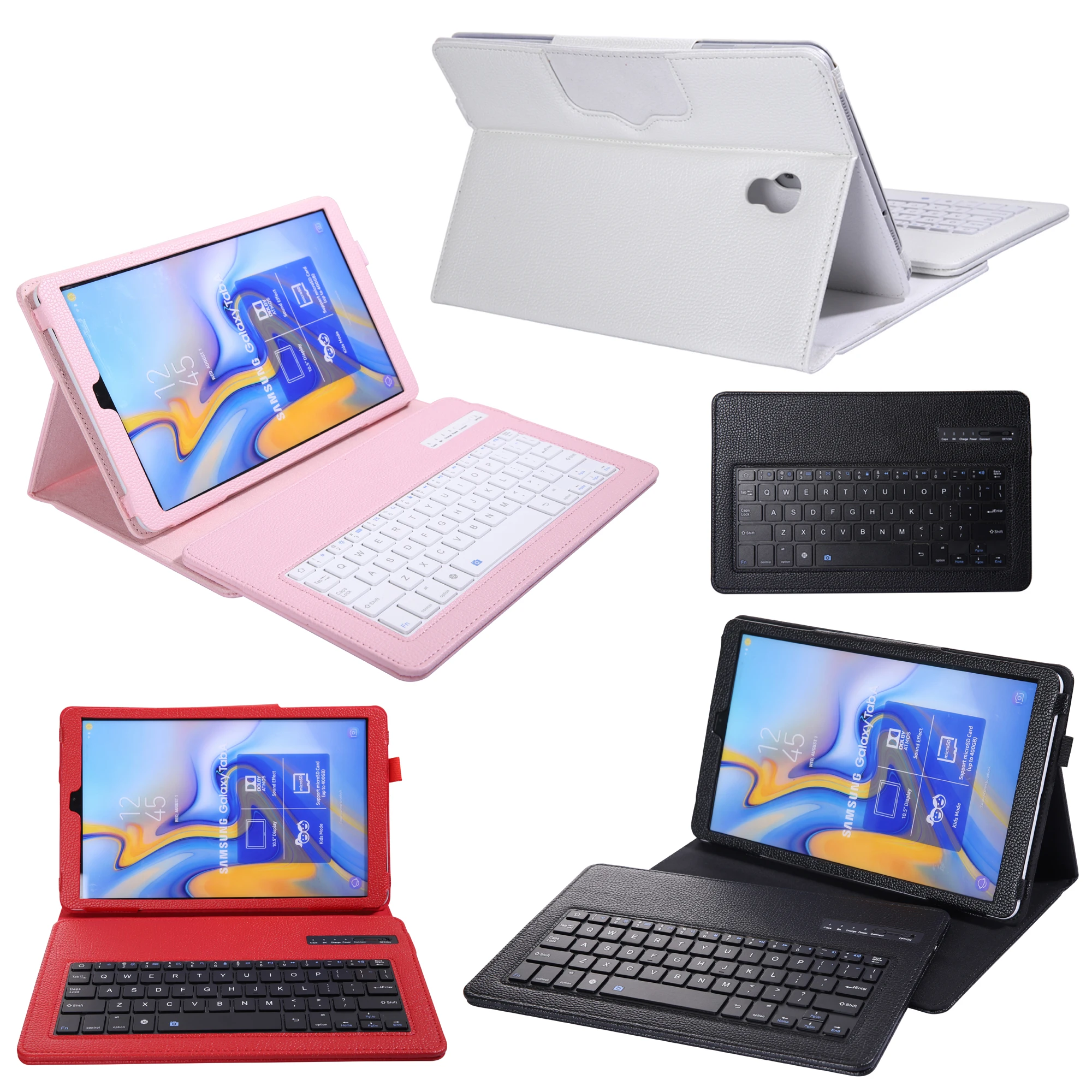 Чехол подставка из искусственной кожи для Samsung Galaxy Tab A 10 5 T590 T595 T597|Чехлы планшетов