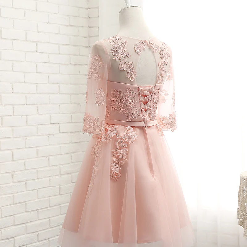 2017 Pink Bridesmaid Dresses V Neck Floor length QD009 Formal Prom Party Dress | Свадьбы и торжества