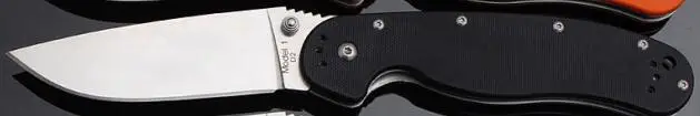 Черный Fbiqq высокого класса крыса складной Ножи D2 лезвие Сталь с G10 ручка Утилита Тактические Кемпинг Карманные выживания Ножи+ подарок grindst - Цвет: Черный
