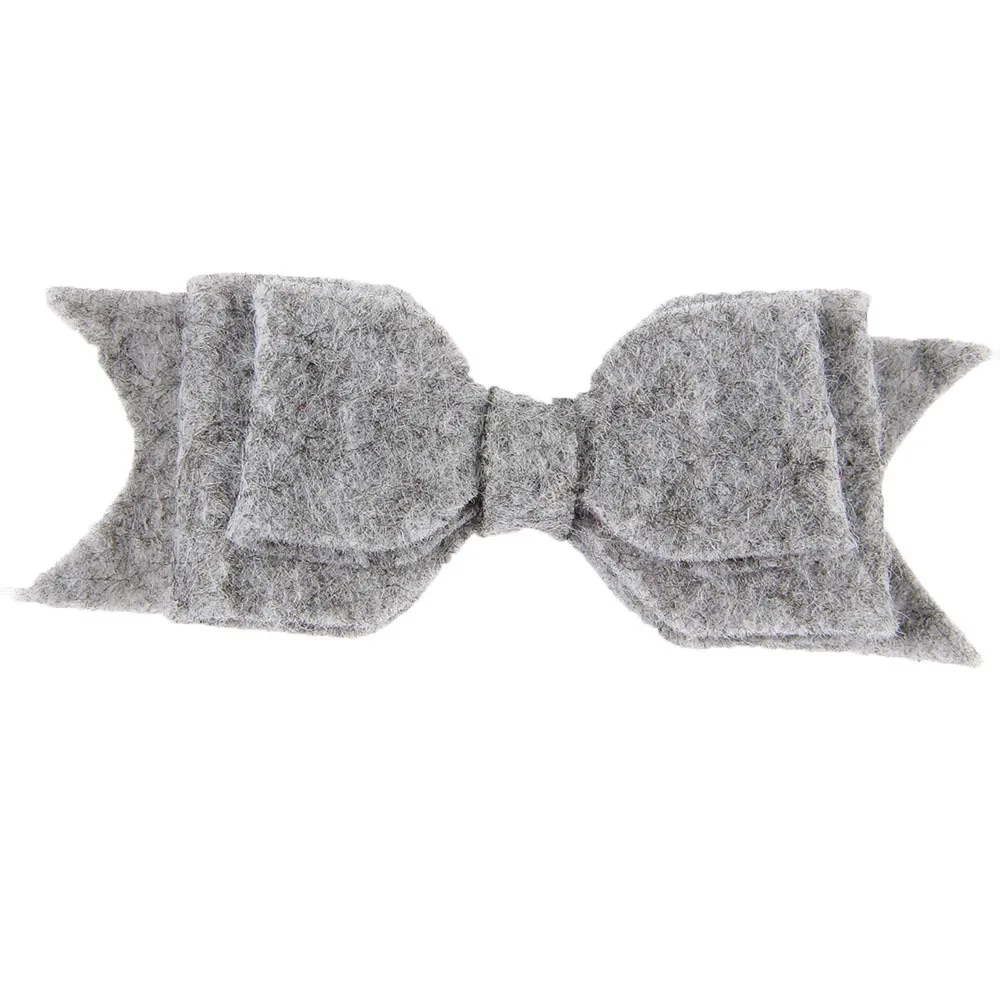 Детские Многослойные заколки для волос 24 цвета|bow hairpin|felt bowhair bows |