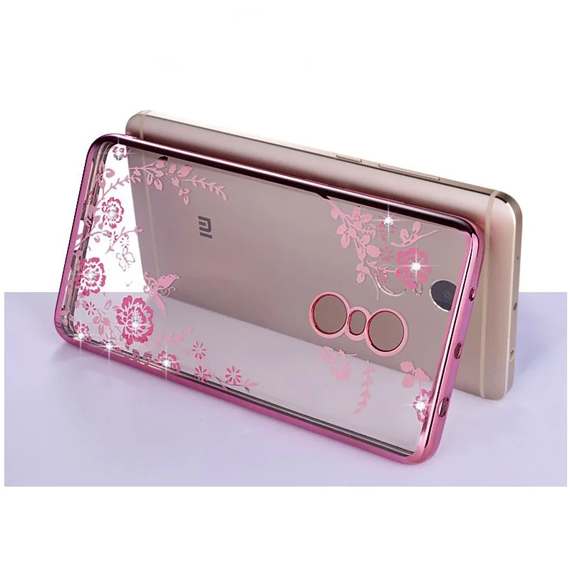 Чехол для Samsung Galaxy J3 J330 J5 J530 J7 J730 2017 чехол Блестящий Алмазный TPU Мягкий цветок желе