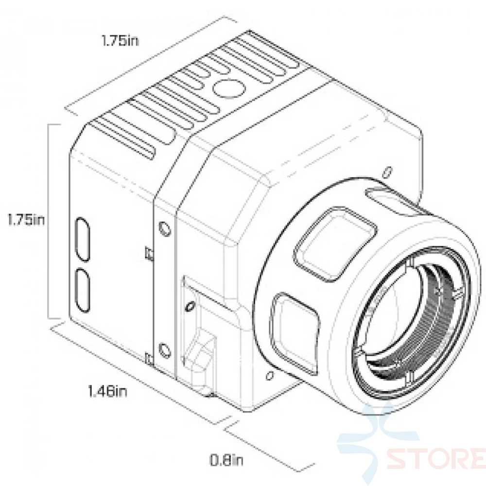 Тепловизионная камера FLIR VUE 640 436 0008 00 Vue640 с разрешением 640*512 тепловизор для