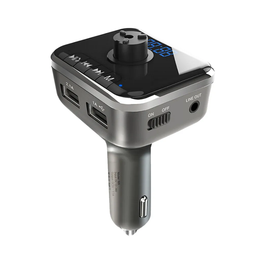 Автомобильное зарядное устройство EPULA U Disk/tf карта музыкальный Bluetooth плеер fm