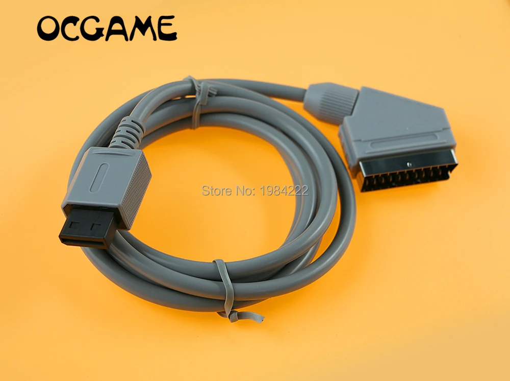 OCGAME 1 8 м RGB Scart кабель HD HDTV AV для Wii WII U NTSC консоли шт./лот|cable hd|cable forcable cord |