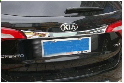 Яркая хромированная крышка для багажника полоса Накладка подходит нового KIA SORENTO