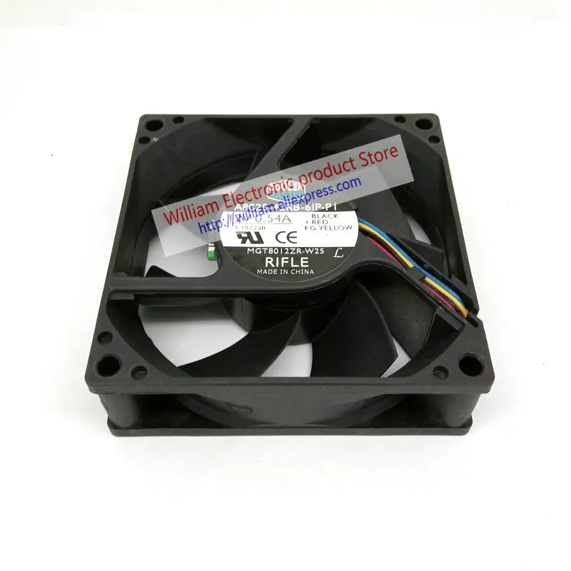 Оригинальный mgt8012zr-w25 A8025-42RB-6IP-PI 12V 0.54A 8025 8 см 80*80*25 мм PWM Процессор Вентилятор
