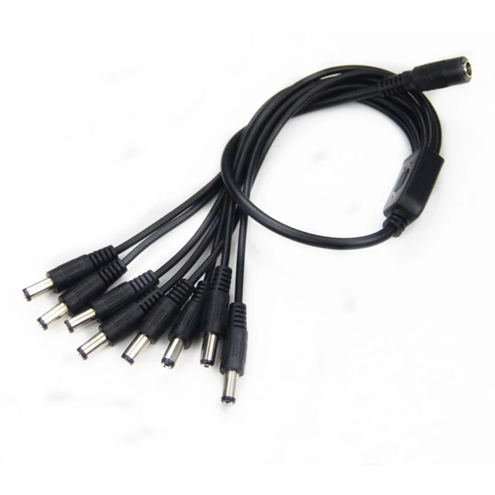 Новый Prtical DC 2 1 до 8 Splitter Кабель-адаптер мощность привести косичка Женский вилка