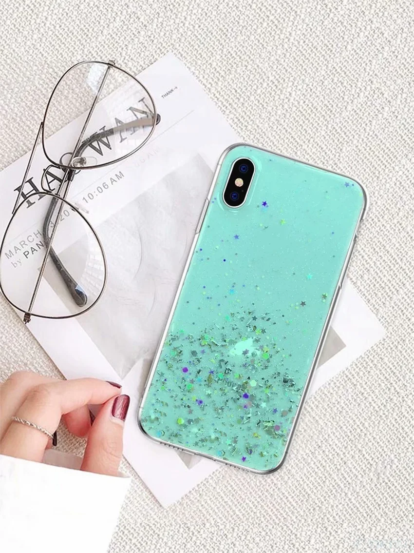 YiKELO Роскошный чехол сверкающий с блестками для Xiaomi mi 8 9 mi 8 lite mi 9 A2 6X мягкий чехол из ТПУ с блестками