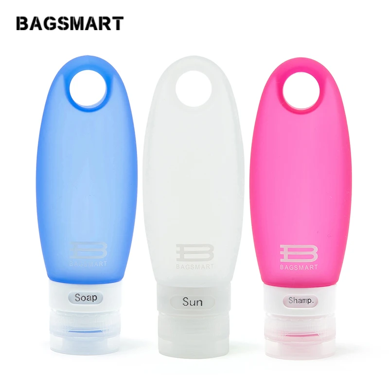 BAGSMART 98 мл туалетные контейнеры для путешествий лосьона дорожный шампунь бутылки