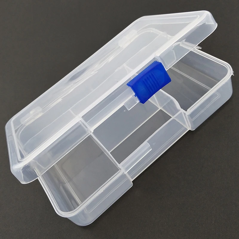 5 Compartments Plastic Fishing Lure Hook Tackle Box Storage Case Portable Tackle Multifunctional Organizer Fishing Boxes