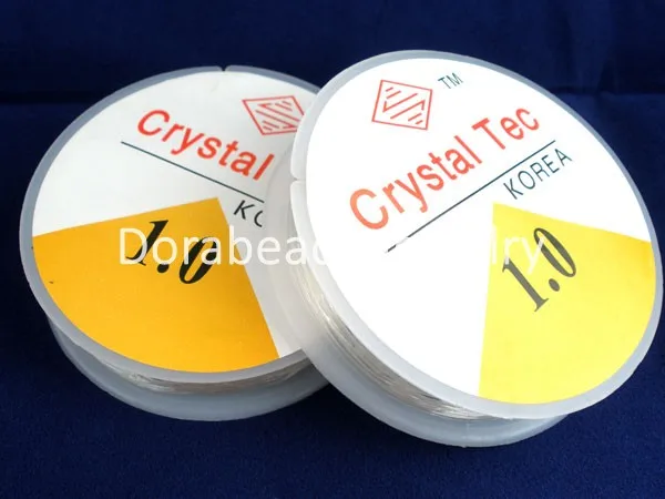 

8SEASONS 10Rolls x 8M Clear Stretch Elastic Cord 1mm (B01250)