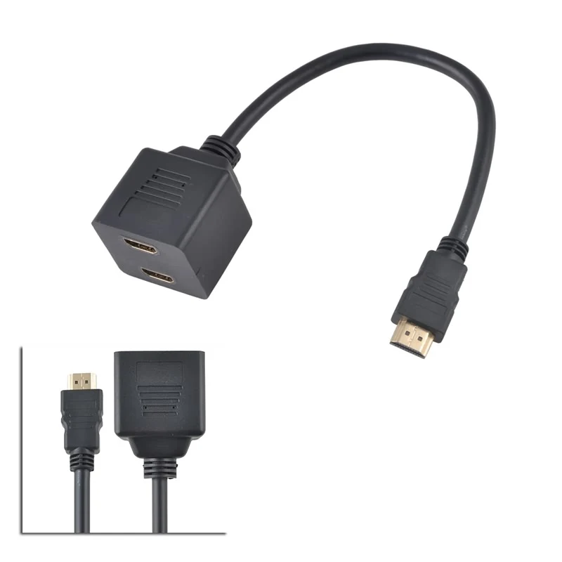 19Pin 1x HDMI штекерным 2x Женский Y разветвитель видео M/F Кабель адаптер|adapter cable|adapter hdmi