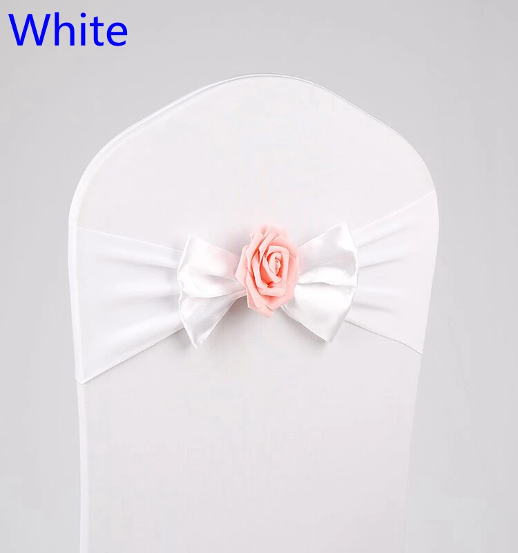 Лента из лайкры с бабочкой галстуком розовым шариком оформление свадебной