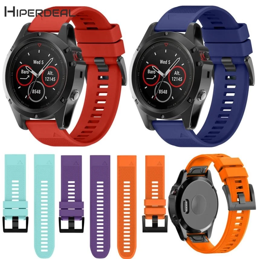 HIPERDEAL заменить ремешок для Garmin Fenix 5X GPS часы замена из силикагеля мягкий Quick Release Kit