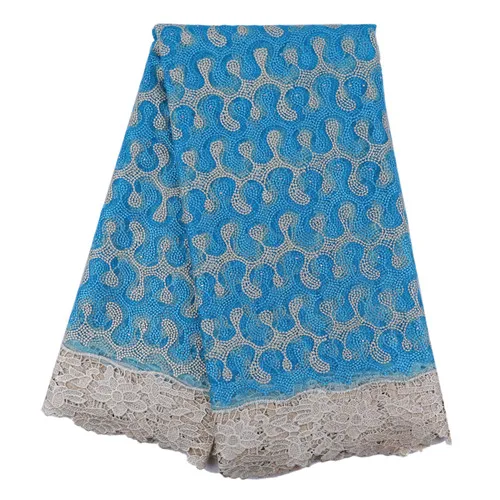 High quality Free shipping big swiss voile lace fabric 5 yards Swiss African dry cotton for making dress | Дом и сад