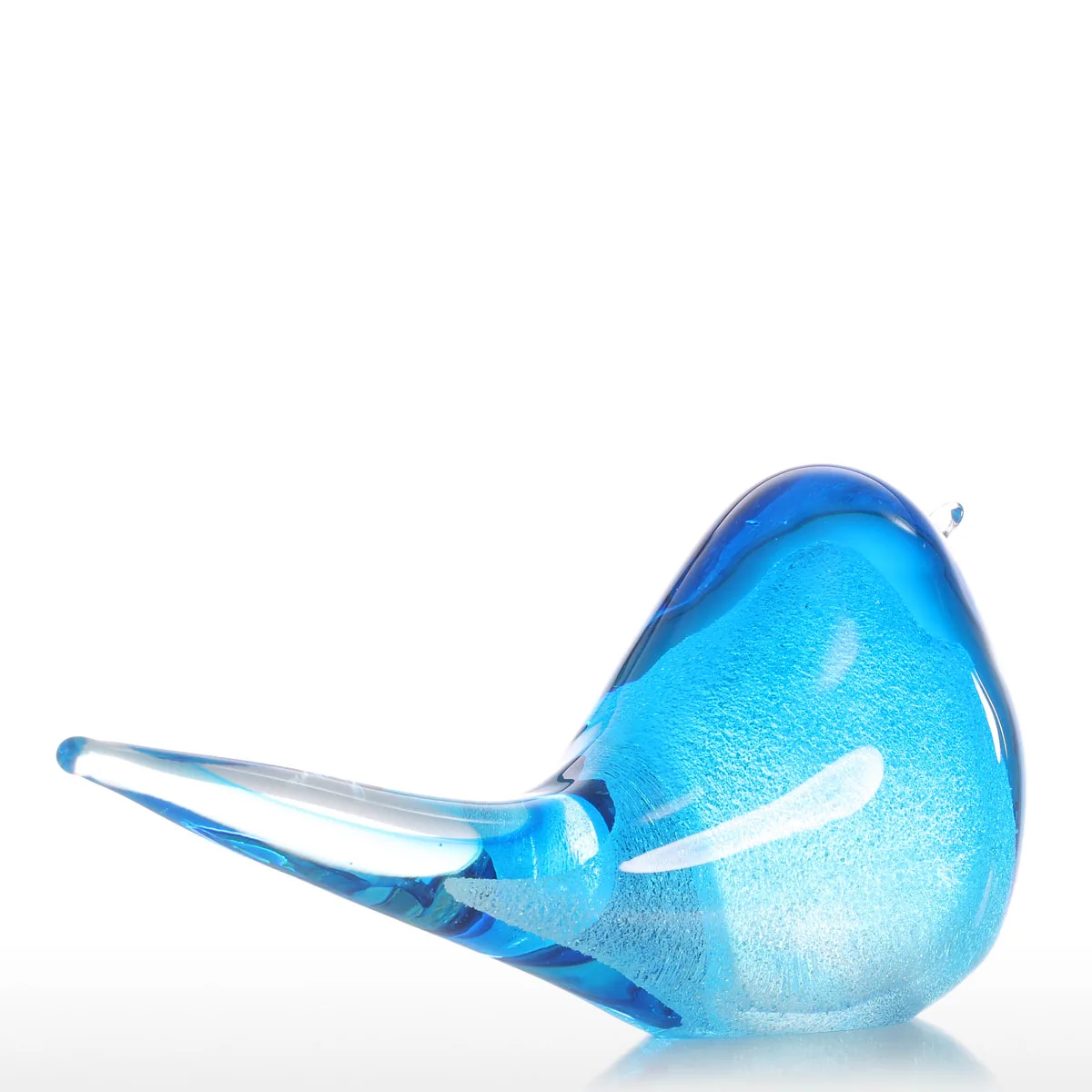 Tooarts озеро синяя птица украшения для дома аксессуары подарок стеклянные