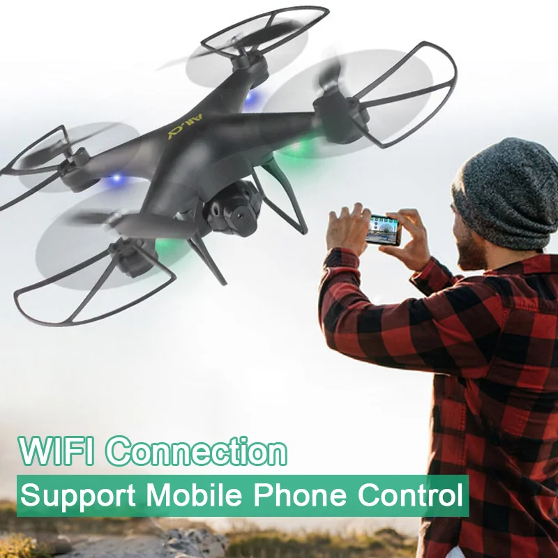 INKPOT D68 Дрон с камерой Wifi FPV пульт дистанционного управления вертолет Квадрокоптер