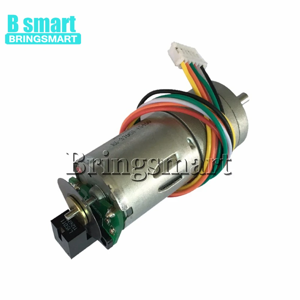 Bringsmart кодировщик двигателя 6 24 В 977 об/мин 12 в пост. Тока|Двигатель постоянного