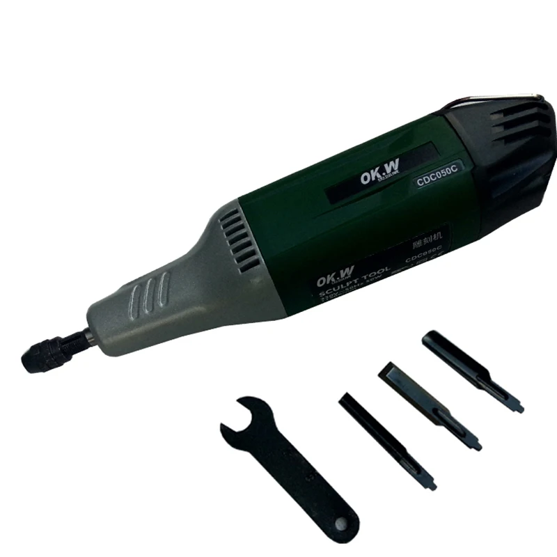 OKW электрический набор зубьев станок для резьбы по дереву деревообрабатывающий