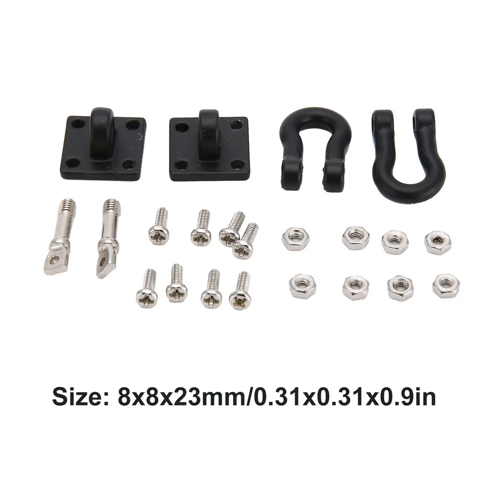 RC автомобиль металлический прицеп Скоба спасательный буксировочный крюк для 1/10