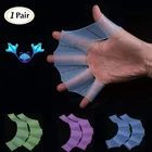 2 шт., силиконовые перчатки для плавания и дайвинга