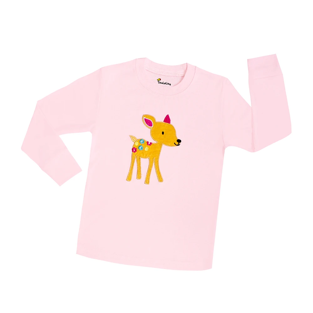 Пижамные комплекты с длинными рукавами из 100 хлопка для девочек Детские пижамы