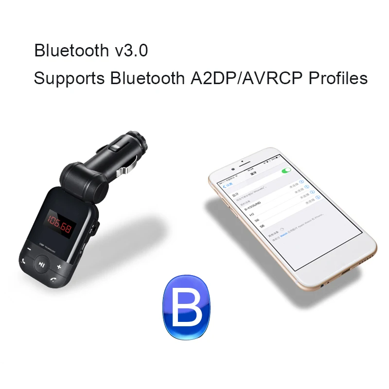 Urbanroad Mp3 беспроводной автомобильный fm-передатчик модулятор Авто Стерео Bluetooth