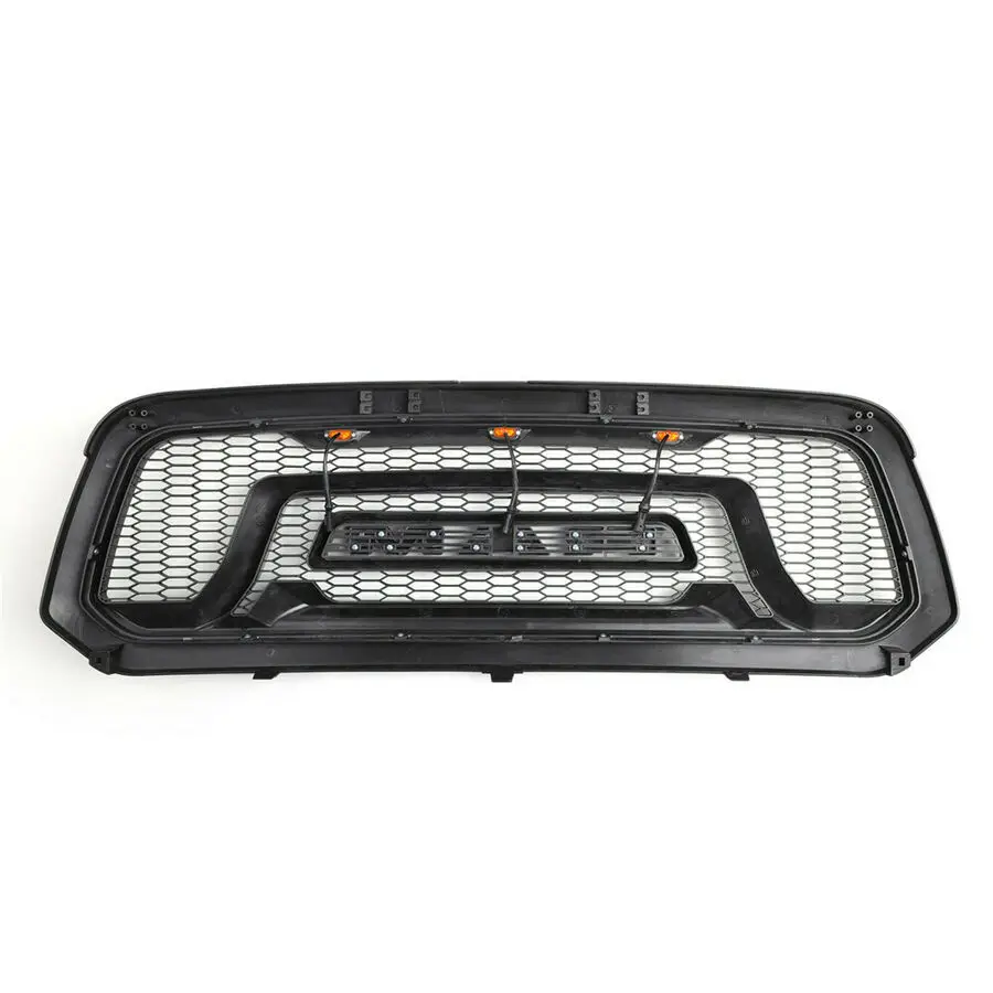 Передняя решетка решетки для Dodge Ram 1500 2013-2018 сетка Rebel стиль ABS сотовый бампер |
