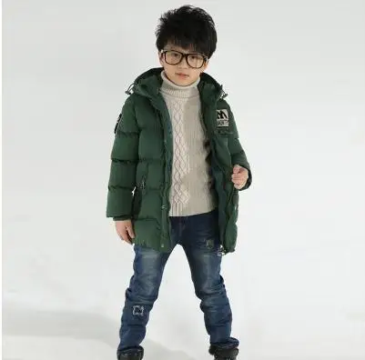 2017 Teenagers Boys Jacket Winter Jackets For Down Kids Warm Hooded Outerwear Coat Children Clothes |