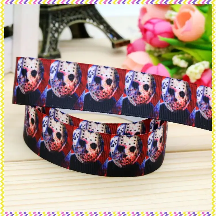 

New 7/8'' Free shipping printed grosgrain ribbon hair bow headwear party decoration wholesale OEM 22mm H4034